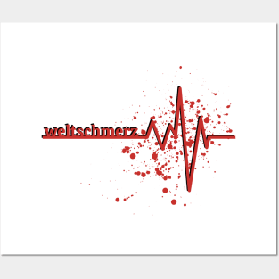 Weltschmerz bloody design Posters and Art